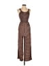 Jessica Simpson Polka Dots Brown Jumpsuit Size S - photo 1