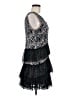 BCBGMAXAZRIA 100% Polyester Black Cocktail Dress Size 8 - photo 4