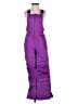 Lands' End Purple Snow Pants With Bib Size 10 - photo 1