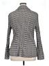 Fred David Print Gray Long Sleeve Blouse Size 1X - photo 2