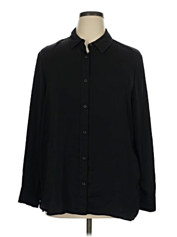 DKNY Long Sleeve Blouse (view 1)