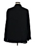 DKNY 100% Polyester Solid Black Long Sleeve Blouse Size XL - photo 2