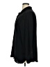 DKNY 100% Polyester Solid Black Long Sleeve Blouse Size XL - photo 5