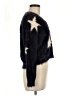 Lush 100% Nylon Stars Black Pullover Sweater Size M - photo 4