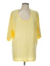 ATM Yellow Short Sleeve Top Size L - photo 1