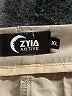Zyia Active 100% Polyester Solid Green Khaki Shorts Size XL - photo 3