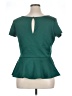 Bisou Bisou 100% Polyester Green Short Sleeve Blouse Size XL - photo 2