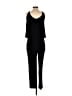 Cherish Solid Black Jumpsuit Size M - photo 2