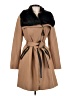 Via Spiga Tan Wool Coat Size 8 - photo 1