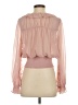 L.K. Bennett 100% Polyester Pink Long Sleeve Blouse Size 4 - photo 2