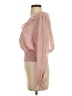 L.K. Bennett 100% Polyester Pink Long Sleeve Blouse Size 4 - photo 5