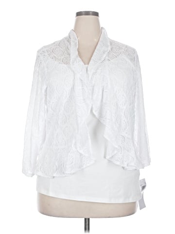 Nina Leonard 3/4 Sleeve Blouse (view 1)