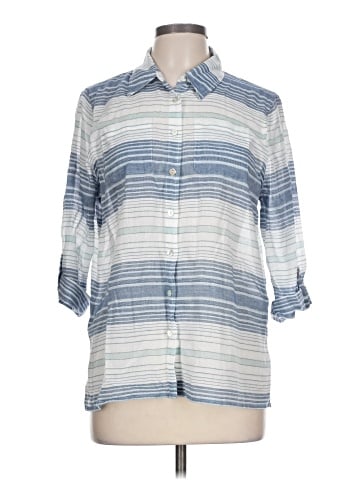 Alfred Dunner 3/4 Sleeve Button-Down Shirt (view 1)