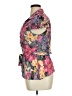 NY Collection 100% Polyester Floral Purple Short Sleeve Blouse Size XL - photo 5