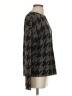 Akris Punto Houndstooth Black Pullover Sweater Size 8 - photo 4
