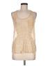 Iris Basic Gold Sleeveless Top Size M - photo 1