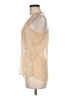 Iris Basic Gold Sleeveless Top Size M - photo 5