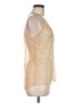 Iris Basic Gold Sleeveless Top Size M - photo 4