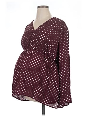 Motherhood Long Sleeve Blouse (view 1)