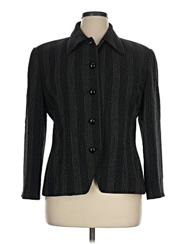 Linda Allard Ellen Tracy Wool Blazer (view 1)