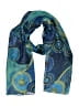 Unbranded 100% Viscose Paisley Blue Scarf One size - photo 1
