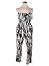Millenium 100% Rayon Animal Print Silver Jumpsuit Size XL - photo 1