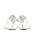 Talbots Silver Flip Flops Size 8 - photo 2