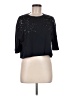 Sandro Black 3/4 Sleeve Top Size Med (2) - photo 1