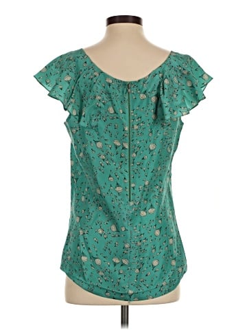 Fei Short Sleeve Silk Top (view 2)