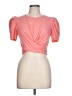 A.L.C. 100% Cotton Pink Short Sleeve Top Size L - photo 1