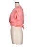 A.L.C. 100% Cotton Pink Short Sleeve Top Size L - photo 5