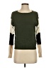 It's Our Time Color Block Green Pullover Sweater Size S - photo 1
