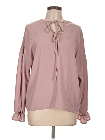 Goodnight Macaroon Long Sleeve Blouse (view 1)