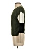 It's Our Time Color Block Green Pullover Sweater Size S - photo 5