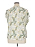Apt. 9 100% Polyester Green Short Sleeve Blouse Size XL - photo 2