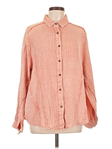 Easel Long Sleeve Button-Down Shirt (view 1)