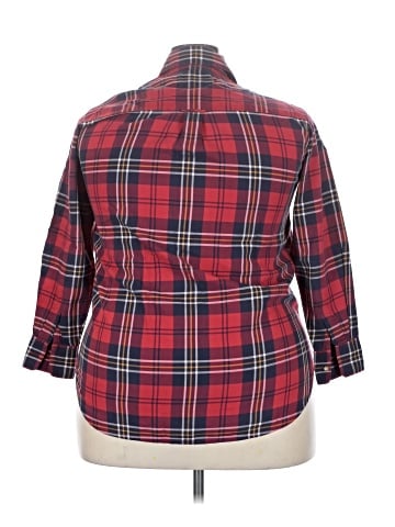 Emanuel Emanuel Ungaro 3/4 Sleeve Button-Down Shirt (view 2)