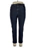 Gloria Vanderbilt Chevron-herringbone Blue Jeans Size 14 - photo 1