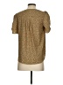 Maison d' Amelie 100% Polyester Gold Short Sleeve Blouse Size XS - photo 2