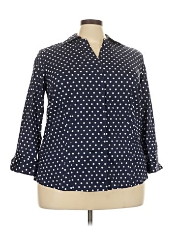 Foxcroft 3/4 Sleeve Blouse (view 1)