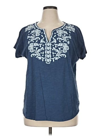 Purejill Short Sleeve Blouse (view 1)