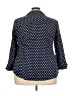 Foxcroft 100% Cotton Polka Dots Blue 3/4 Sleeve Blouse Size 18 - photo 2
