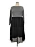 Cato 100% Polyester Gray Casual Dress Size 18 - photo 1