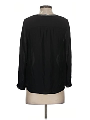 Joie Long Sleeve Silk Top (view 2)
