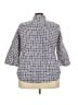 Foxcroft 100% Cotton Ivory 3/4 Sleeve Button-Down Shirt Size 18 - photo 2
