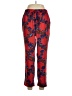 J.Crew Collection 100% Polyester Print Red Casual Pants Size 12 - photo 1