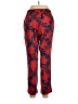 J.Crew Collection 100% Polyester Print Red Casual Pants Size 12 - photo 2