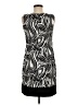 AB Studio Graphic Black Cocktail Dress Size 6 - photo 2