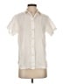 J.Crew 100% Cotton Ivory Short Sleeve Button-Down Shirt Size 4 - photo 1