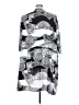 Serengeti 100% Polyester Gray Silver Kimono Size 3X - photo 2